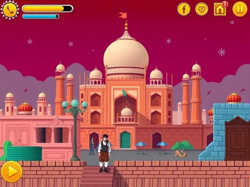 Amritsar Pixel Expedition Game Screenshot